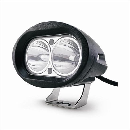 Светодиодный прожектор дальнего света DPL 2×10 Cree Oval