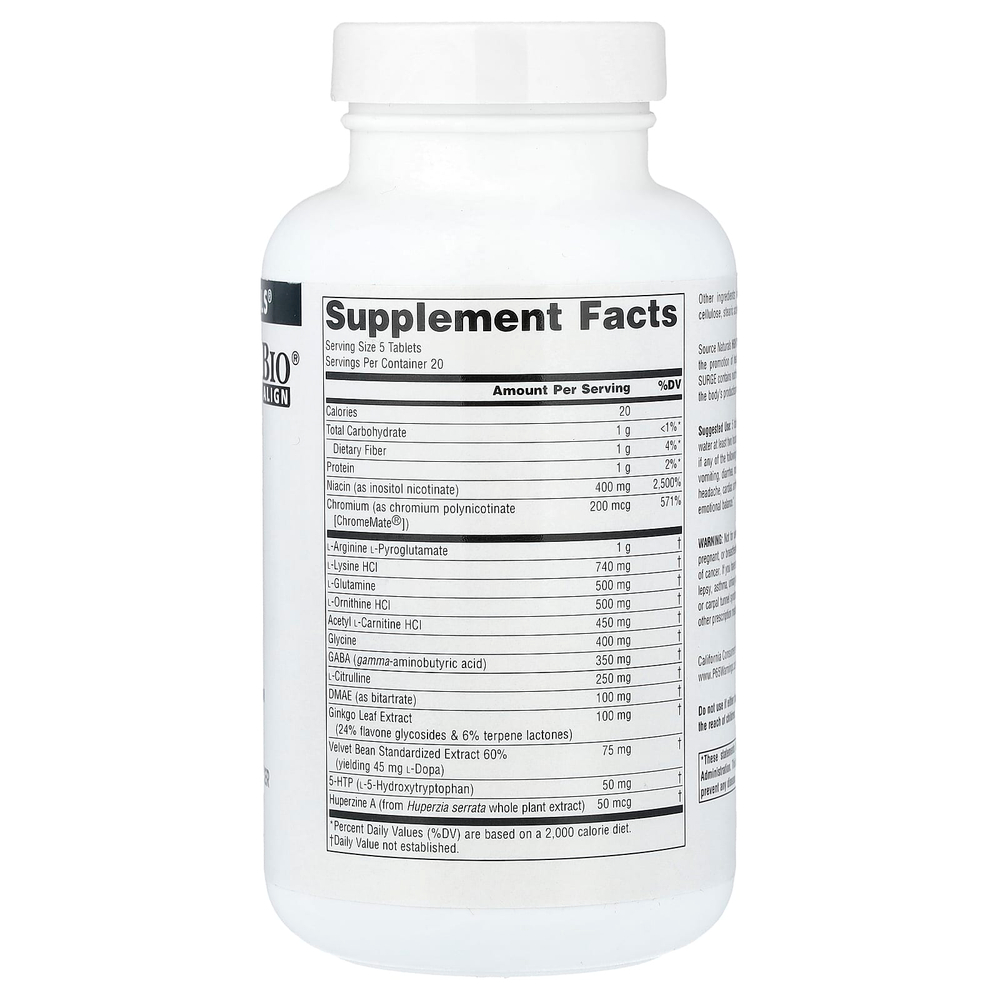 Source Naturals, HGH Surge™, 100 таблеток