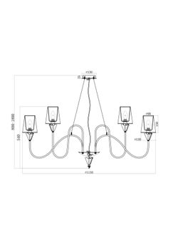 Подвесная люстра Maytoni Florero MOD078PL-12CH