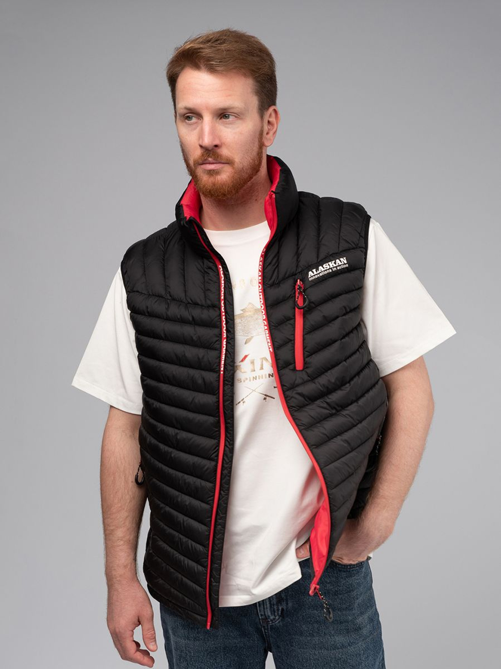 Жилет Alaskan Juneau X Brown XXXL утепленный стеганый