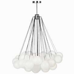 Люстра Hail Ø80х99 см, серебро