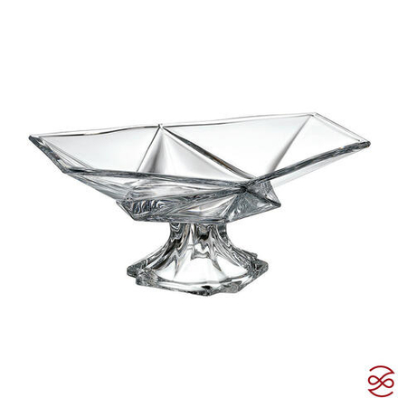 Фруктовница на ножке Crystalite Bohemia Origami 35 см