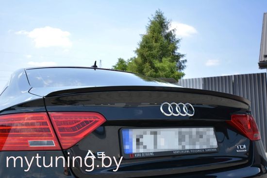 Сплиттер спойлера задней двери верхний V.1 для AUDI A5 B8 Sportback S-Line (11-16)