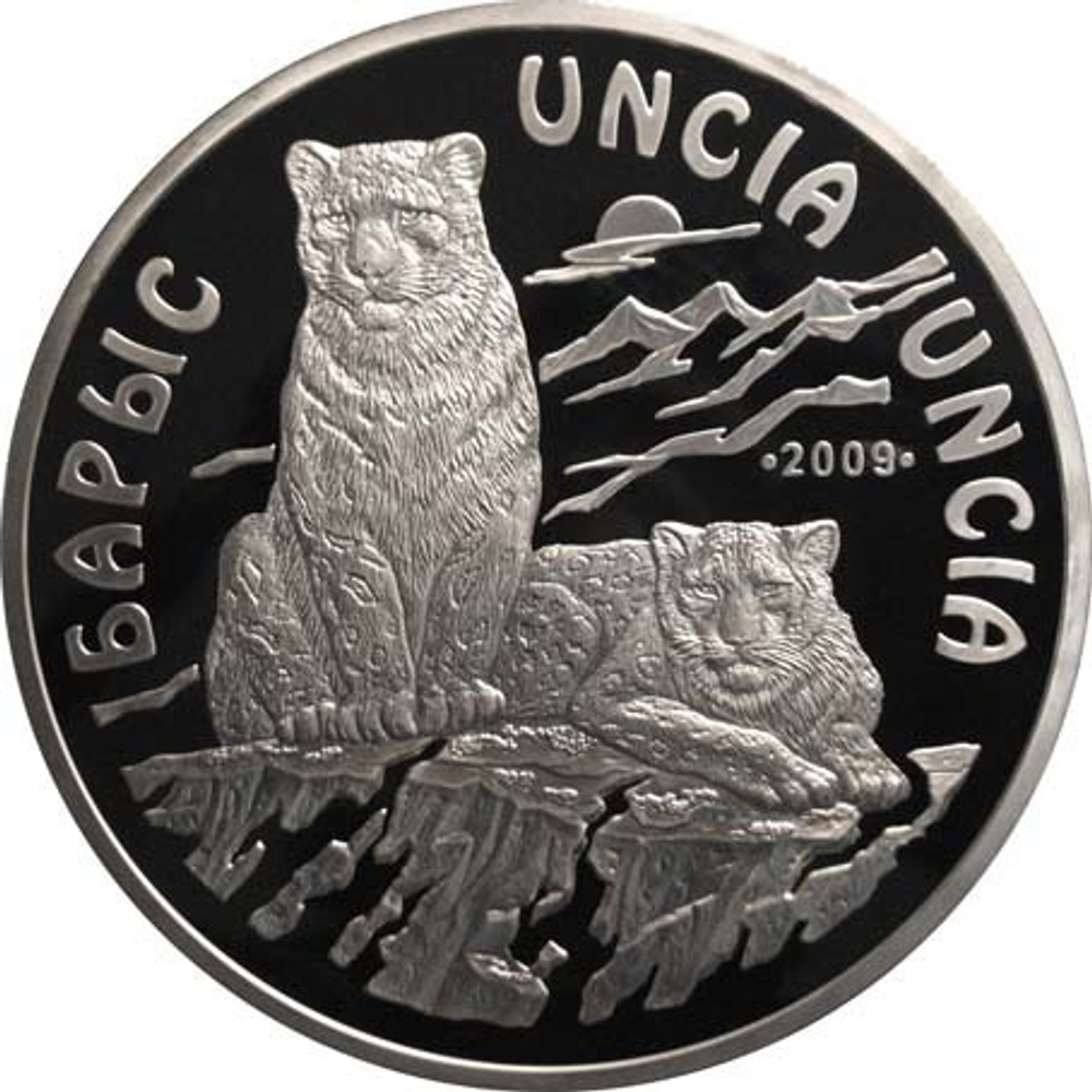 5000 тенге. Барс. Казахстан. 2009 год. Серебро. PROOF