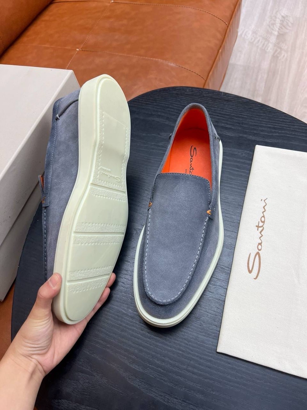 Лоферы Santoni