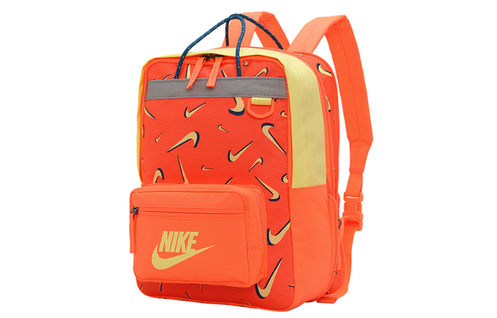 Nike Polyester Backpack Regular Men"s Orange
