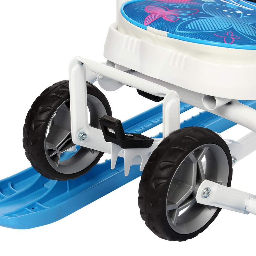 Снегокат Тимка спорт 6 ТС6/БТ "с бабочками на темном"