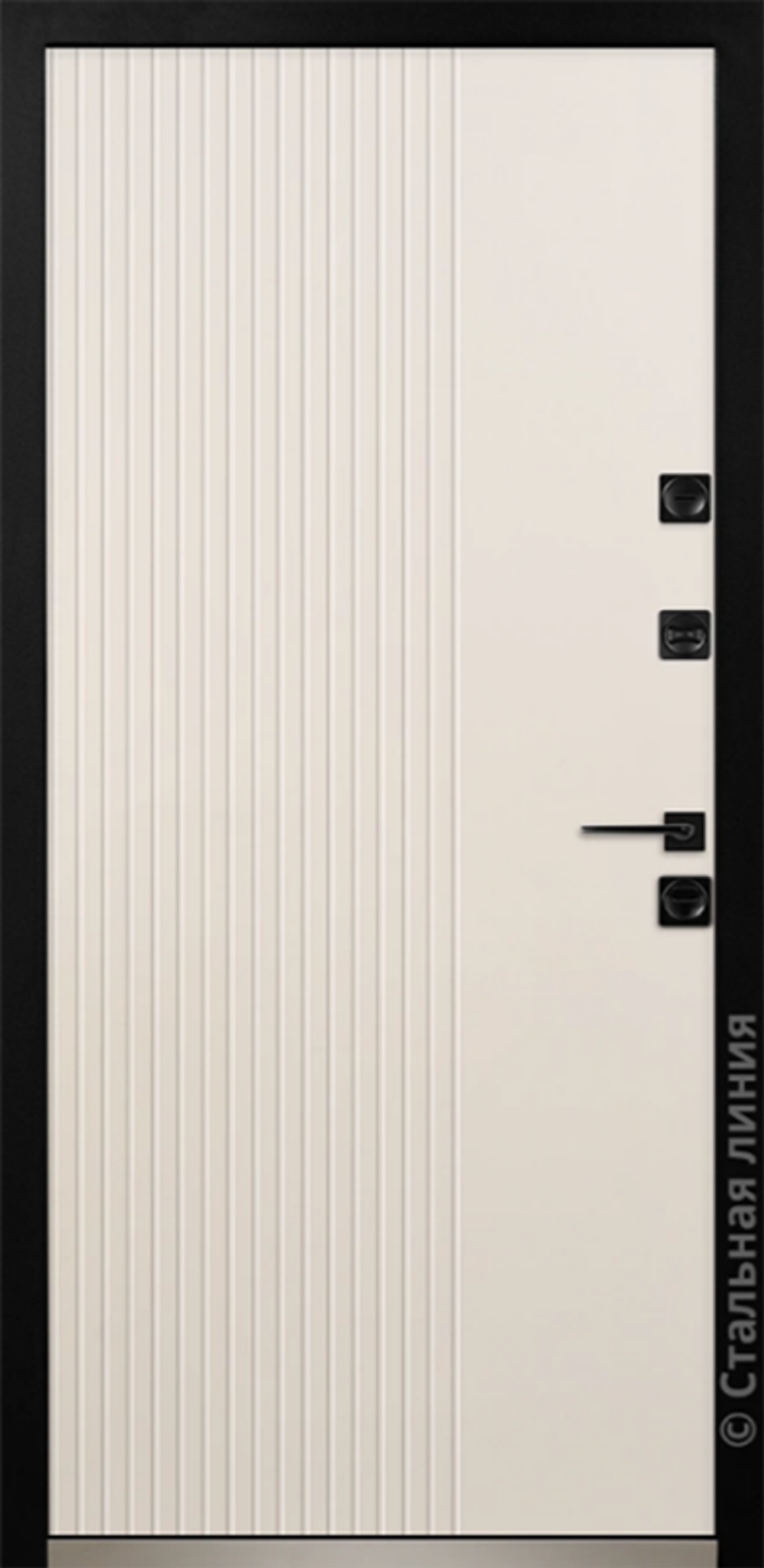 Тюринген (Черный RAL 9005/Слоновая кость RAL 9001) Thuringen