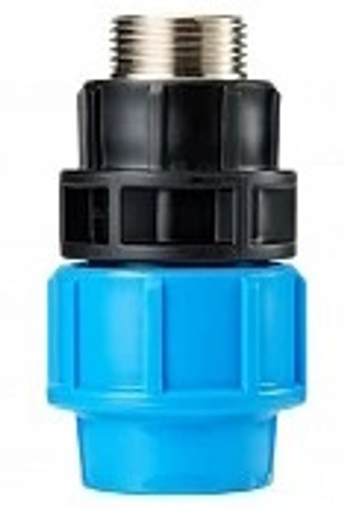 Муфта ПНД комбинированная с наружной трубной резьбой ПРО 32x1"