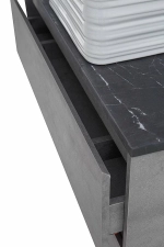 Тумба с раковиной и столешницей BelBagno KRAFT 90 Cemento Grigio