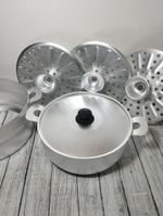 Мантоварка 4,5л с 3 дисками 2,1кг 18453