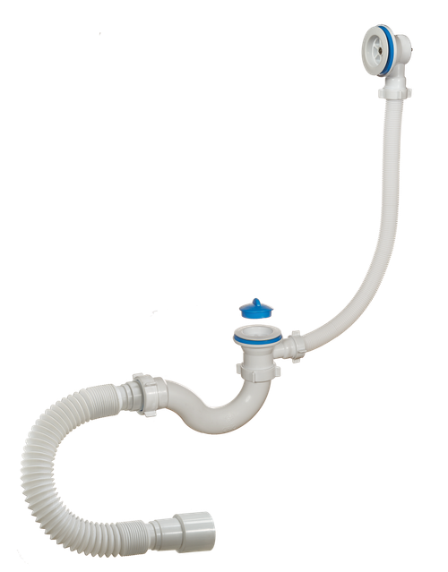 70089 Сифон для ванны 1 1/2  с перелив. ОРИО (30/1шт)