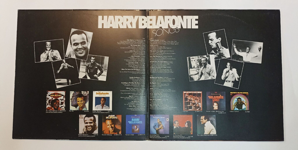 Винтажная виниловая пластинка LP Harry Belafonte Songs 2LP (Germany 1976)