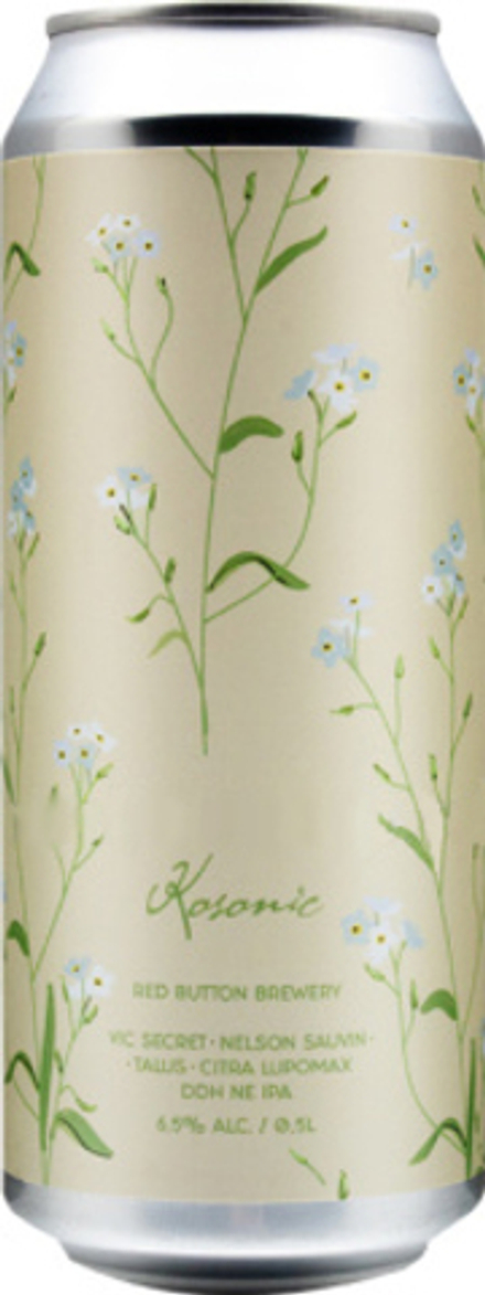 Пиво Рэд Баттон Косоник / Red Button Kosonic 0.5 - банка