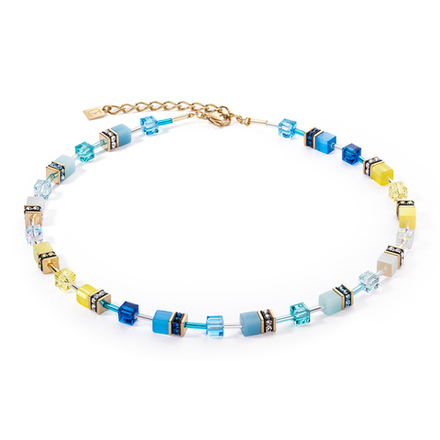 Колье Coeur de Lion Turquoise-Yellow 2838/10-0601