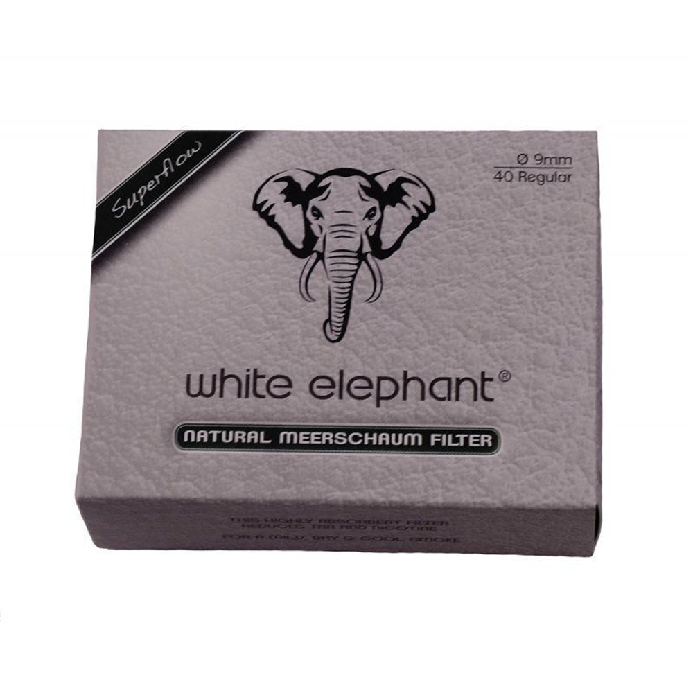 Фильтры трубочные "White Elephant" Meershaum 40шт. 9мм