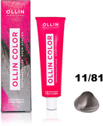 OLLIN COLOR 11/81 специальный блондин жемчужно-пепельный 60мл Перманентная крем-краска для волос