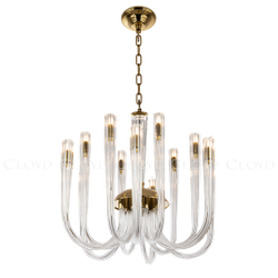 Люстра Cloyd AEDA C12 / Ø60 см - золото (арт.11661)