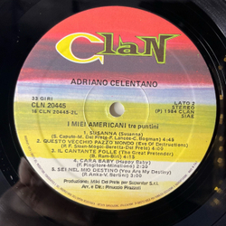 Винтажная виниловая пластинка LP Адриано Челентано Adriano Celentano, I Miei Americani (Tre Puntini) (Италия 1984) Susanna