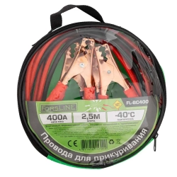 Провода для прикуривания 400А, 2.5м ForsLine FL-BC400