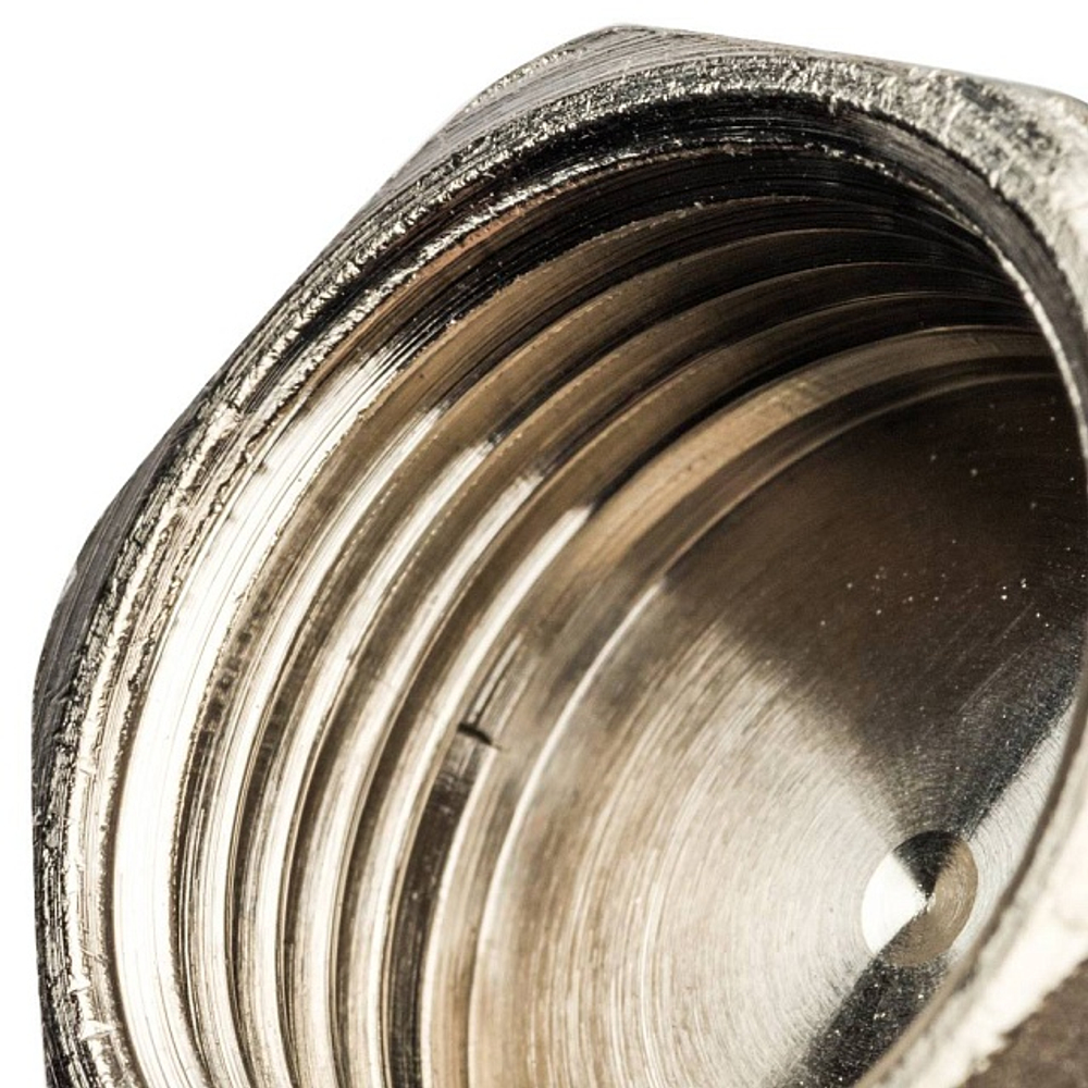 Заглушка с внутренней резьбой STOUT SFT 0027 - 3/4" (для стальных труб, латунь никелированная)