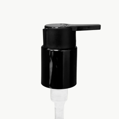 Дозатор для КРЕМА 28/410 черный гладкий с длинным носиком и фиксатором