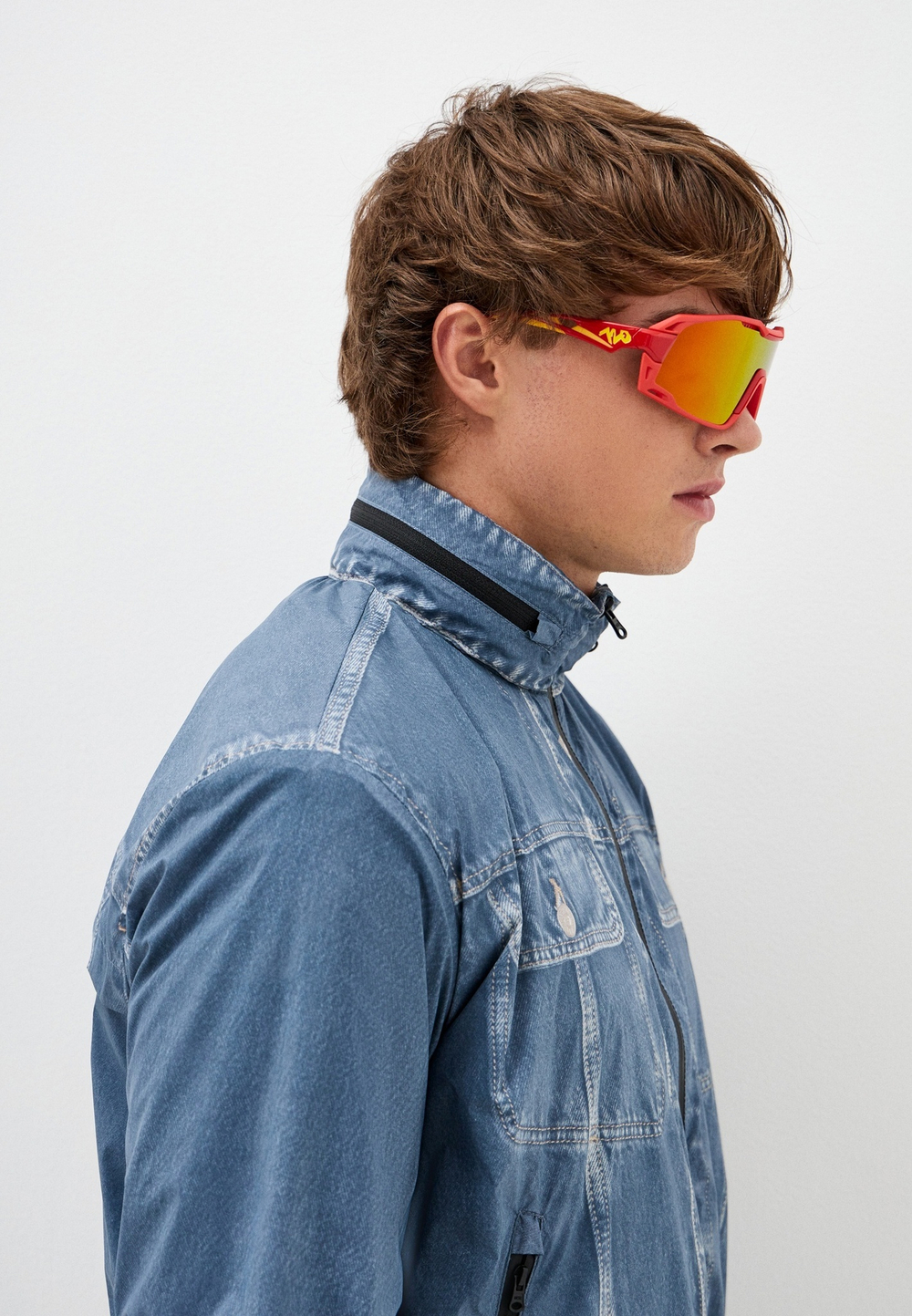 Спортивные очки 720armour Flash / Matte Ferrari Red / Ferrari Red Temple / Champion Gold Ti / Cylinder Lens