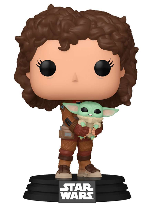 Фигурка Funko POP! Bobble Star Wars Mandalorian S9 Peli Motto w/Grogu (665) 76552