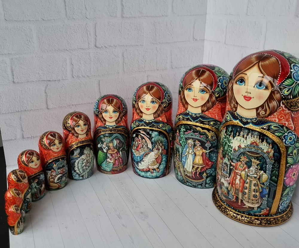 Матрёшка "Царь Салтан" 10мест
