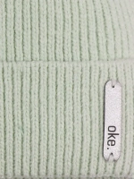 Шапка вязаная демисезонная с ушками