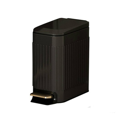 Ведро для мусора 6л с педалью нерж, BZ-T56LBK