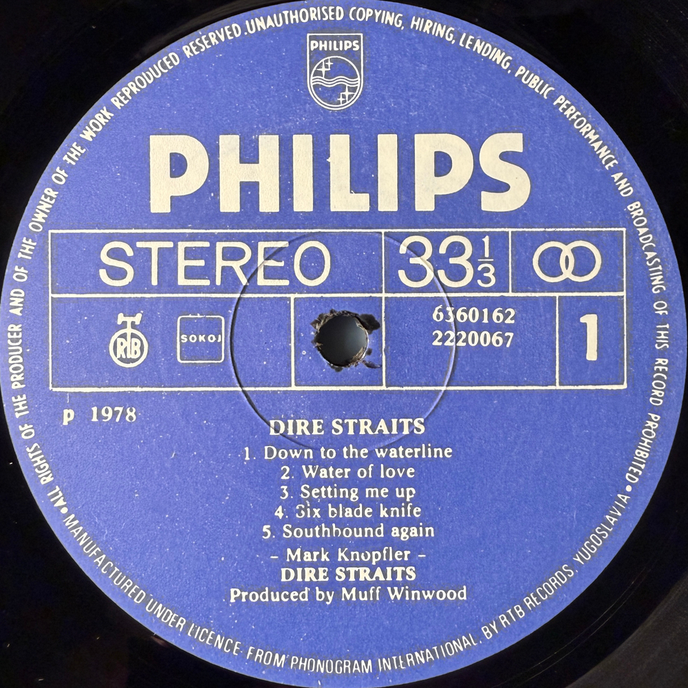 Виниловая пластинка Dire Straits - Dire Straits LP