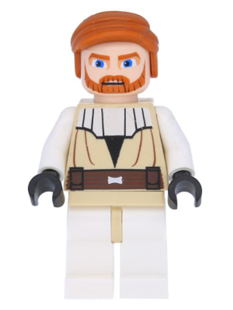 Минифигурка LEGO sw0197 Оби-Ван Кеноби (Войны клонов)