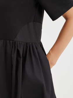 Комбинированное платье