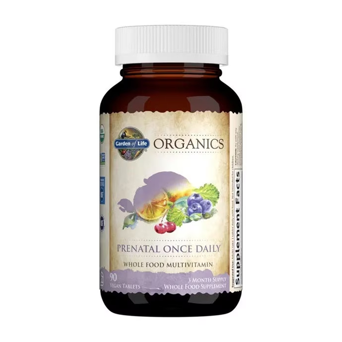 Витамины для беременных, MyKind Organics Prenatal Once Daily, Garden of life, 90 веганских таблеток 2