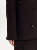 Полупальто MORNING DEW, коричневый