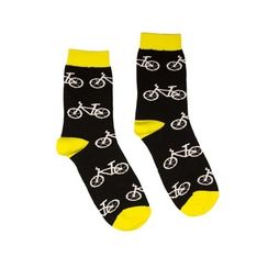 Носки BOOMERANGS Велосипеды, черный