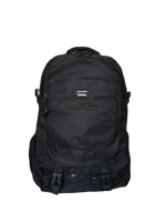Рюкзак туристический усиленный QOZA, черный, 22 литра