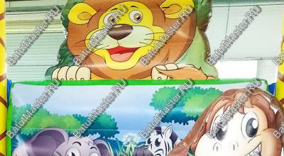 Коммерческий надувной батут "Львёнок" 4*4*3 м