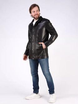 Кожаная куртка демисезонная Турция пальто