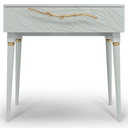 Консоль Арт Колор leaves Классик Голд Серый дым