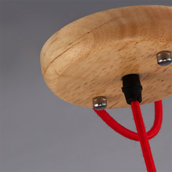 Подвесной светильник Crimea Pine Cone natural wood D20