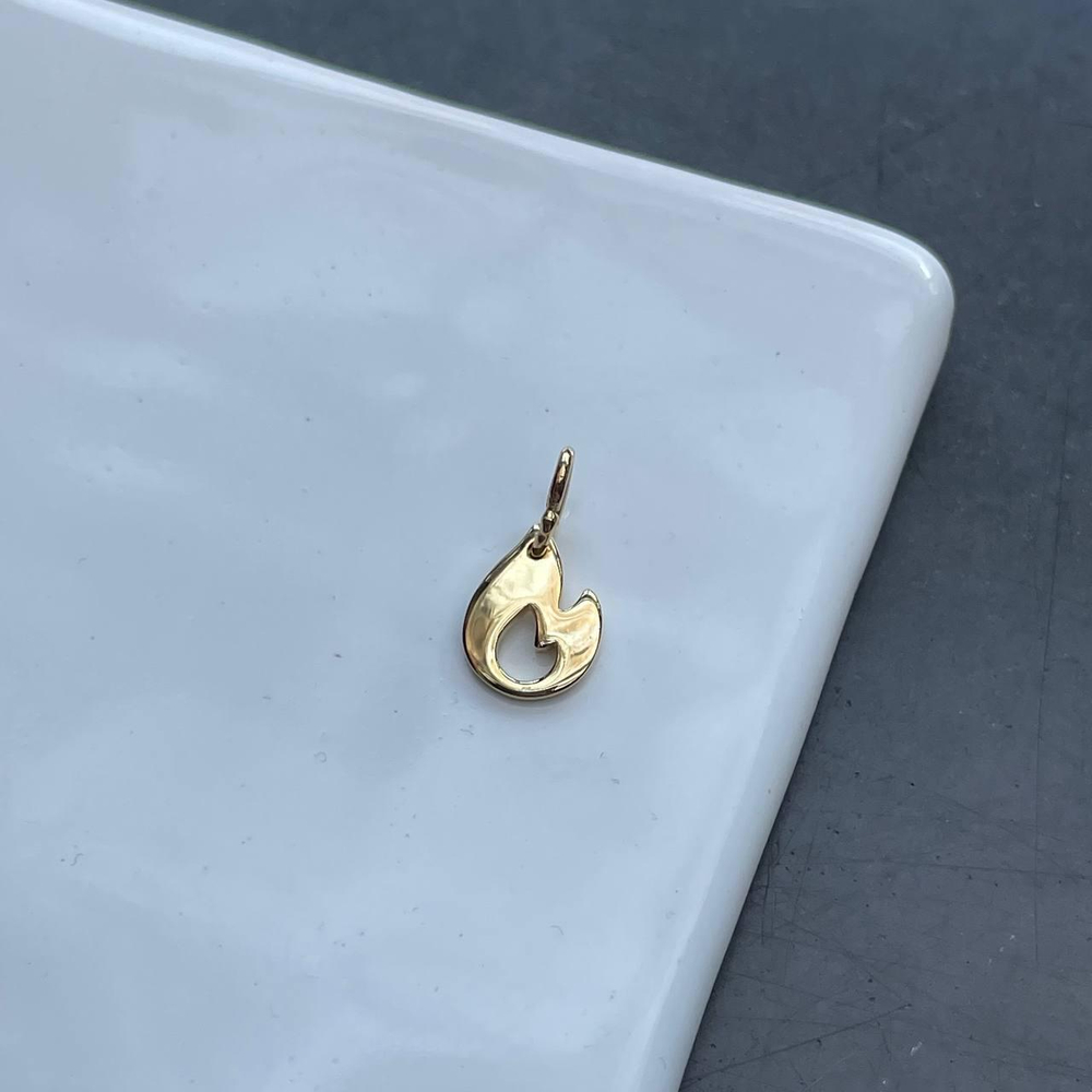 подвес огонек (позолота)