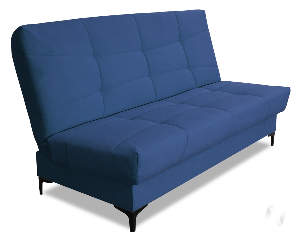 Диван прямой Ривьера (БД) 2022 Карат 33 (синий однотон)