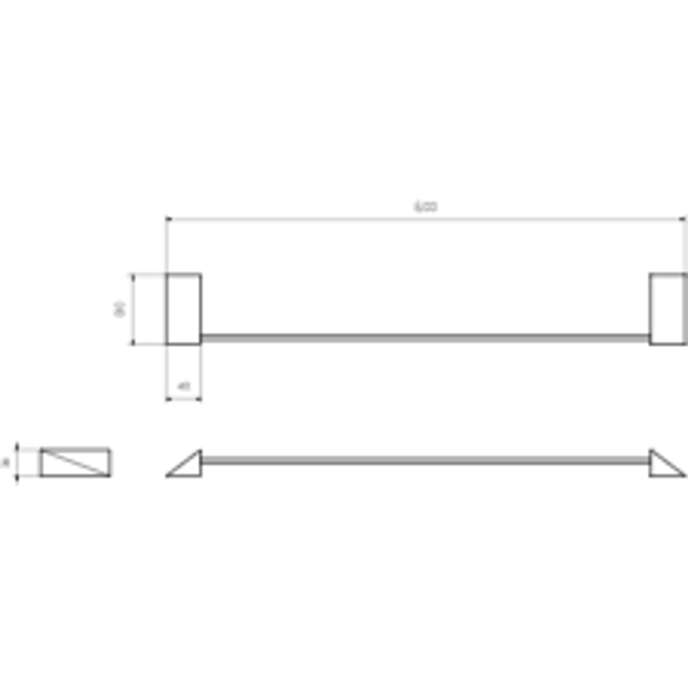 Ершик настенный NEW VENTURO хром