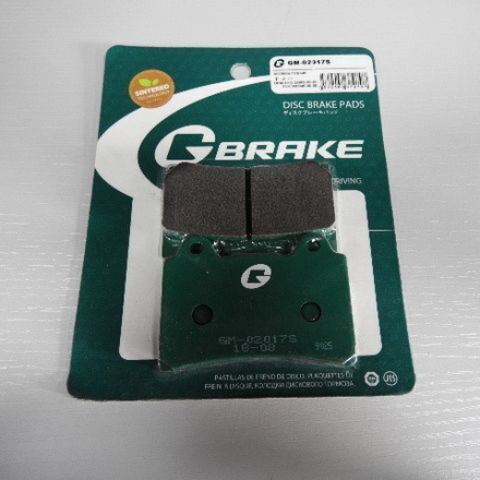 Колодки тормозные GM-02017S G-brake (MCB584, FDB449)