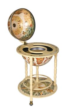 JG42001W Глобус-бар напольный, сфера 42 см