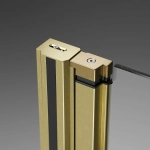 Душевая дверь Radaway Nes Brushed Gold DWD I 110 10027110-99-01 стекло прозрачное/профиль брашированное золото