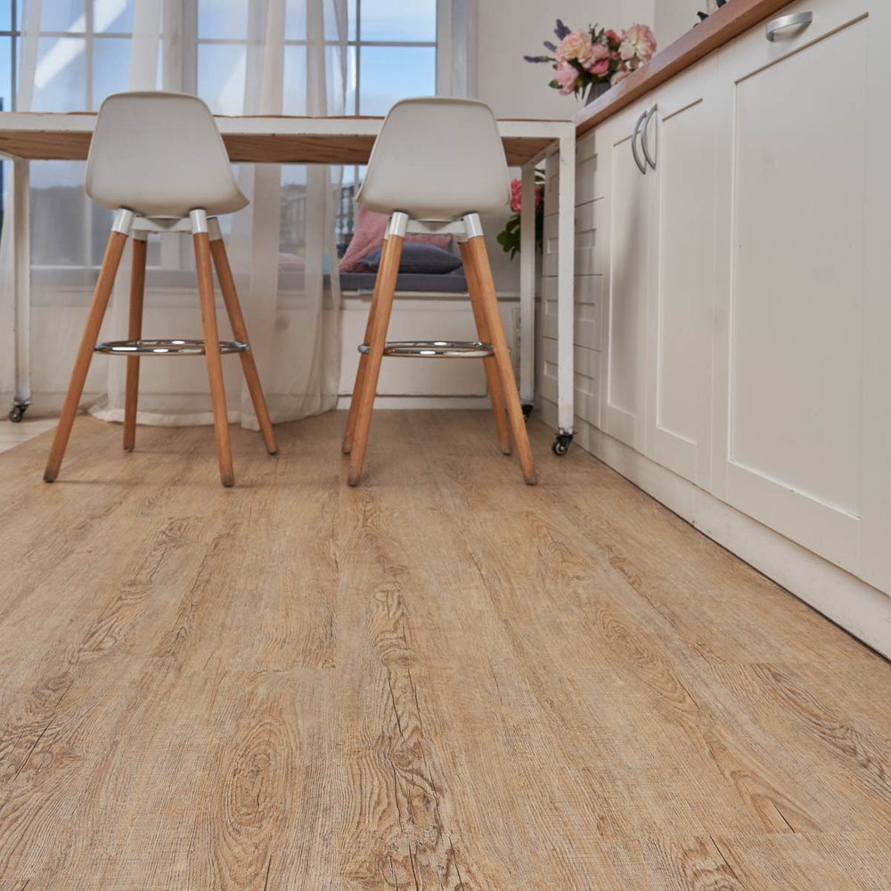 Кварцвиниловая плитка CERAMO VINILAM WOOD Дуб Карона 1014 - Магазин напольных покрытий в Екатеринбурге. MAXI ПОЛ