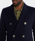 Хлопковое пальто miroy2341 HUGO - темно-синий(50500094)